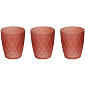 Набор стаканов Glass Rosso Matt 320 мл, 3 шт