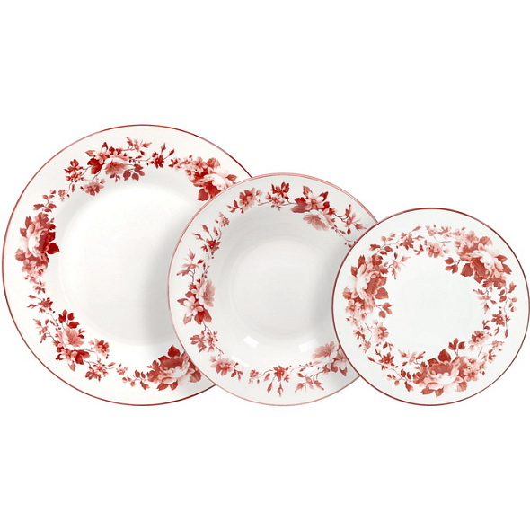 Набор посуды на 6 персон New Olimpia Charlotte, 18 предметов