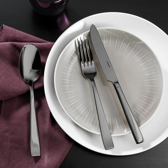 Набор столовых приборов Flat Black, 24 предмета