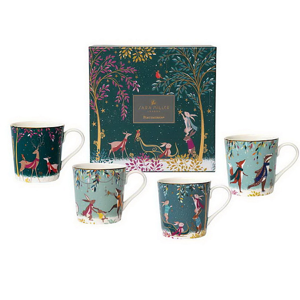 Набор кружек Woodland Tales 340 мл, 4 шт