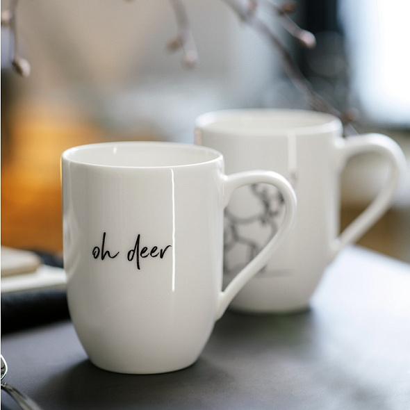 Набор кружек "Олени" Statement 340 мл, 2 шт