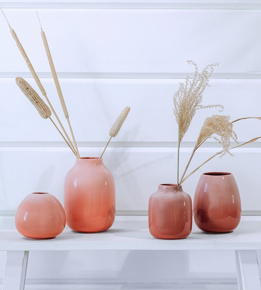 Ваза Drop Perlemor Home 17,5 см