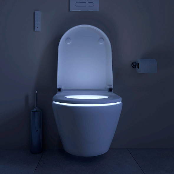 Электронный унитаз-биде Duravit SensoWash D-Neo, 58x37, с сиденьем