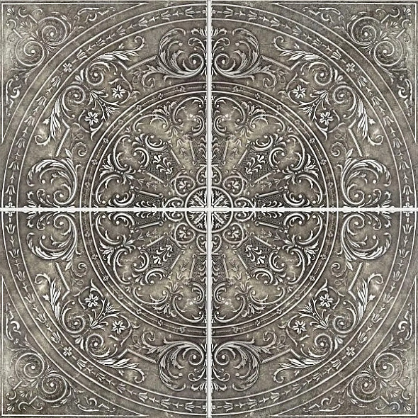 Декор La Faenza Pretiosa 120х120, Grey, 10,5 мм