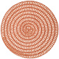 Подложка под тарелку круглая Placemat Nova 38 см, оранжевая