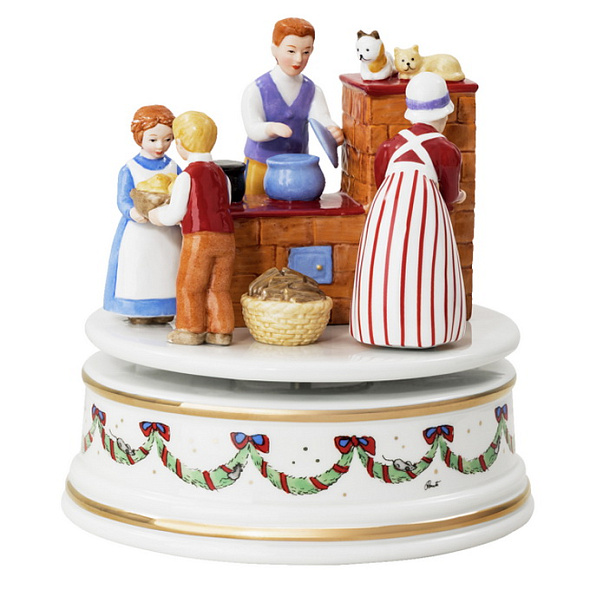 Шкатулка музыкальная Hutschenreuther Christmas feast 16 см
