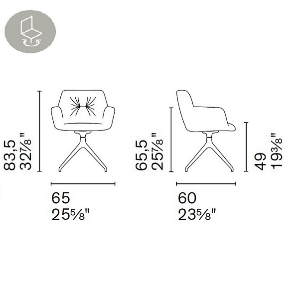 Стул Calligaris Cocoon, Hemp
