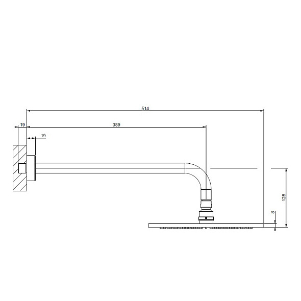 Лейка для душа Gessi Origini 66148.149, никель матовый