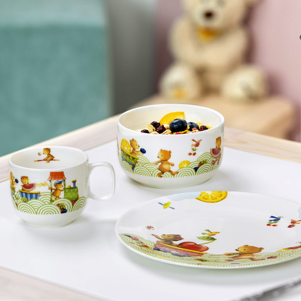 Набор детской посуды Hungry as a Bear, 3 предмета