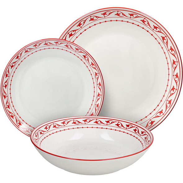 Набор посуды на 6 персон Madison Cherie, 18 предметов