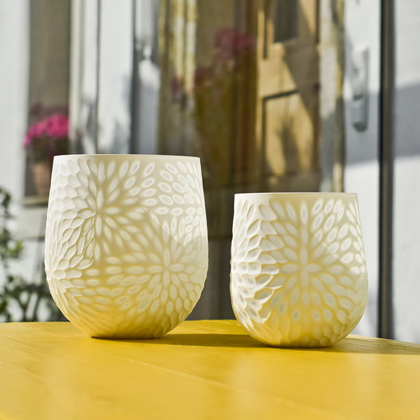 Ваза Scandic Home 22,5 см, белая
