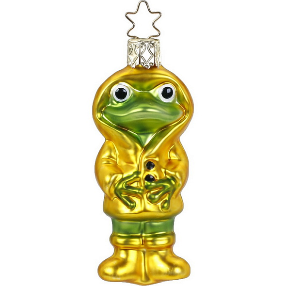 Новогодняя игрушка "Лягушка" 8,5 см