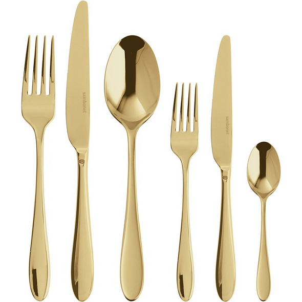 Набор столовых приборов Velvet Gold, 36 предметов