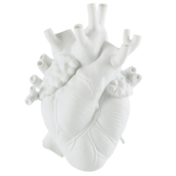 Ваза Love in Bloom 25 см, белая