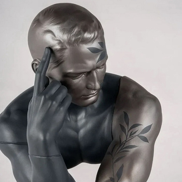 Статуэтка "Отражение природы. Он" 51х29х26 см