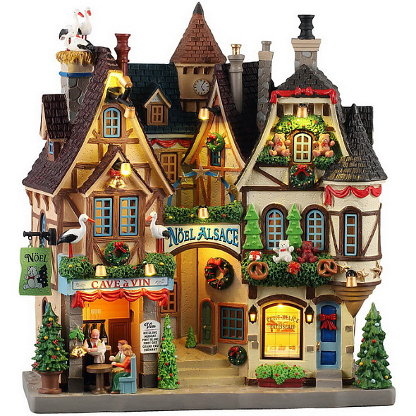 Фигурка "Рождественский Эльзас" 25х9,5х27 см