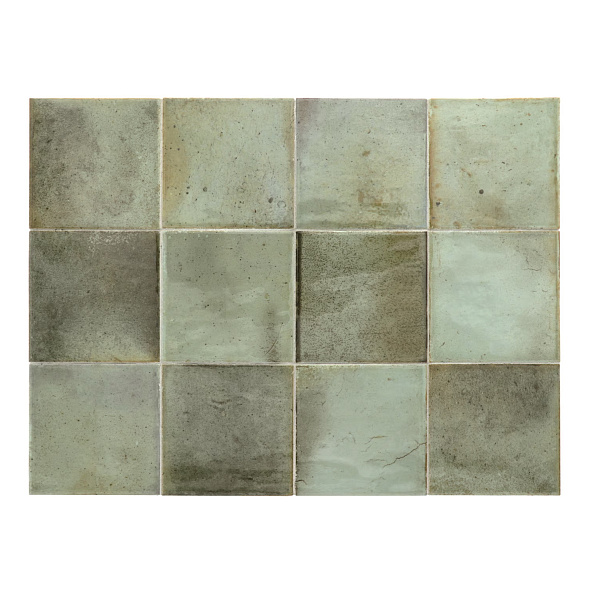 Плитка керамическая Equipe Hanoi 10х10, Celadon, 8 мм