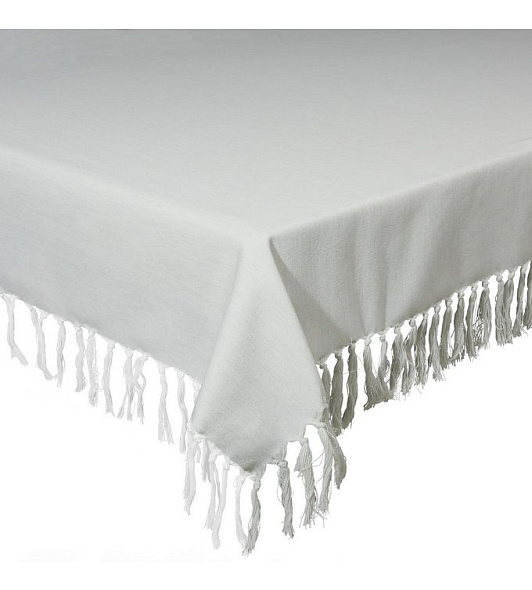 Скатерть квадратная Textile Chambray Ecru 140х140 см