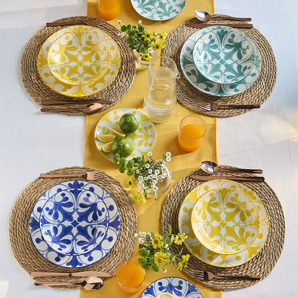 Набор посуды на 6 персон Majolica, 18 предметов