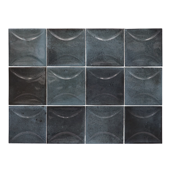 Плитка керамическая Equipe Hanoi 10х10, Arco Blue Night, 8 мм