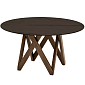 Стол Calligaris Cartesio 140х140 CS4092, Smoke / Bronze