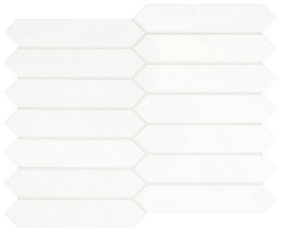 Плитка керамическая Equipe Arrow 5х25, Pure White, 8,3 мм