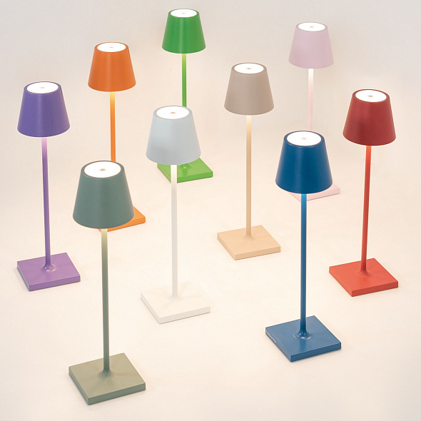 Лампа настольная Zafferano Poldina Pro Micro 27,5 см, кобальтовая