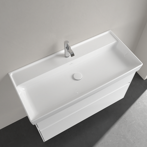 Раковина Villeroy & Boch Collaro 100х47 4A33A201, TitanCeram, без перелива, белая
