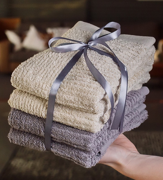 Полотенце махровое Towels Classic 70х140 см, цвет темно-серый
