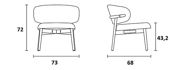 Кресло Calligaris Oleandro, Sand