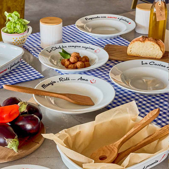 Скатерть-дорожка Textile Vichy Blu 40х140 см