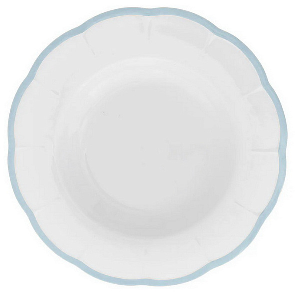 Тарелка глубокая Petalo Azzurro 23 см