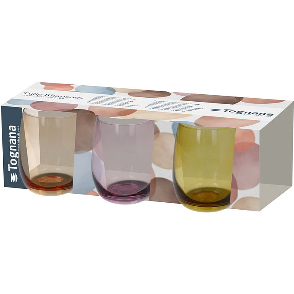 Набор стаканов Glass Tulip Rhapsody 400 мл, 6 шт