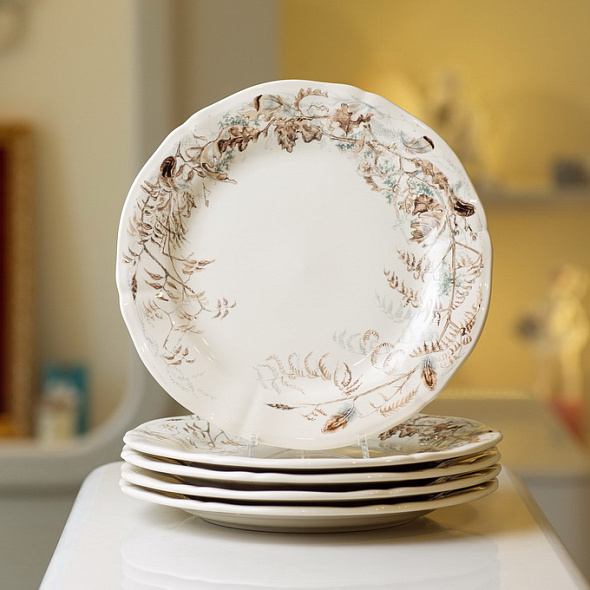 Набор тарелок столовых Sologne 27,3 см, 4 шт