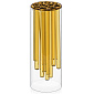 Ваза Jelly 30 см, цвет желтый