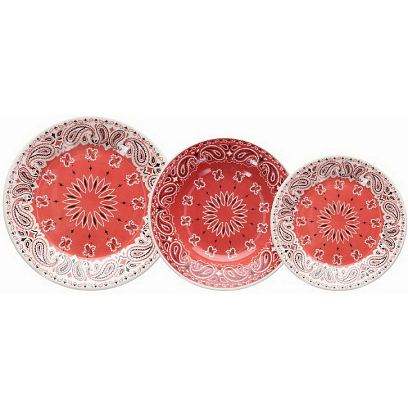 Набор посуды на 6 персон Vela Bandana, 18 предметов