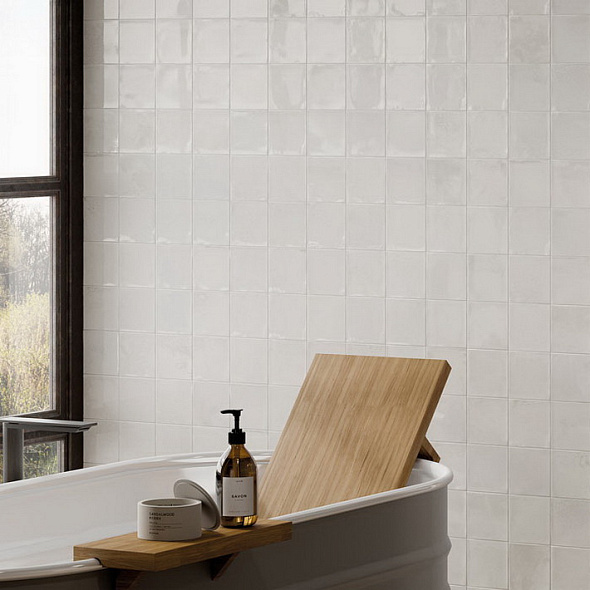 Керамогранит Rondine Marrakech 10х10, White, 8,5 мм
