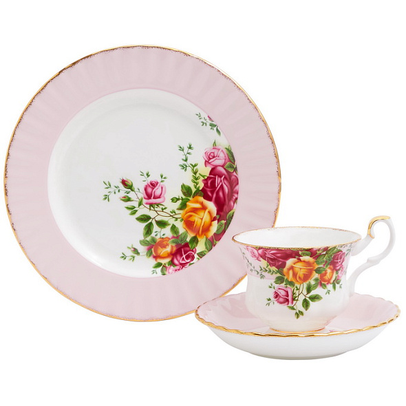 Набор чайный на 1 персону "Rose" Old Country Roses, 3 предмета