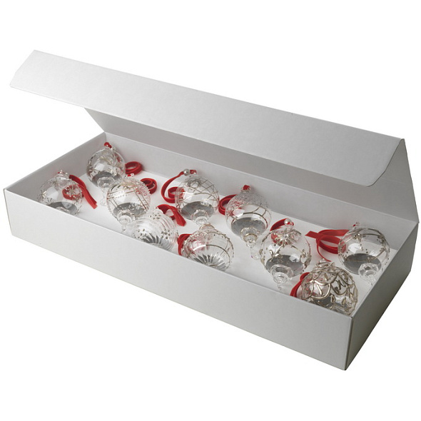Набор елочных шаров Dogale Christmas в подарочной упаковке, 10 шт