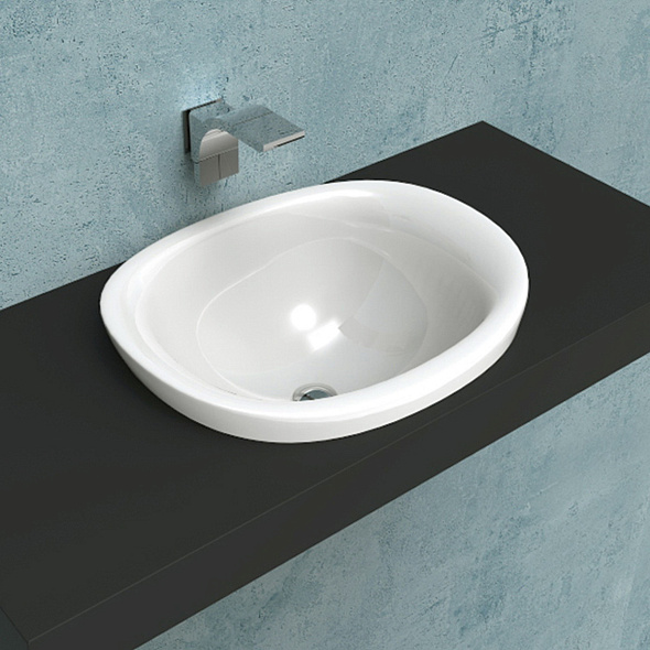 Раковина встраиваемая Flaminia IO 60x50 IO4260, белая