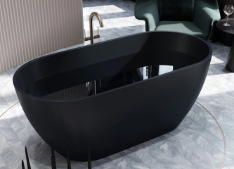 Ванна Holbi Venus SRC 170х80, из Soft Rock, любой цвет RAL, с клапаном