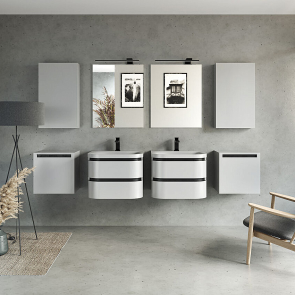 Тумба с раковиной Kolpa-San Vittoria OUV 60 WH, 60x50, подвесная, белый