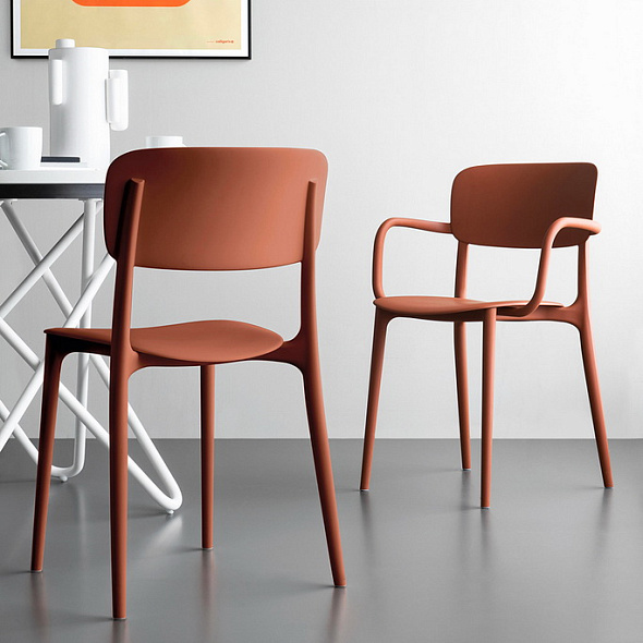 Стул Calligaris Liberty, Brick Red