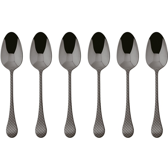 Набор ложек кофейных Taormina 2Black, 6 шт