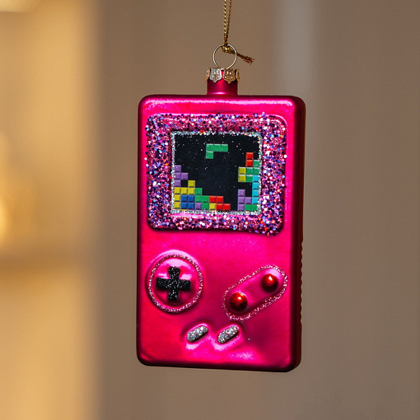 Новогодняя игрушка "Тетрис" 8 см