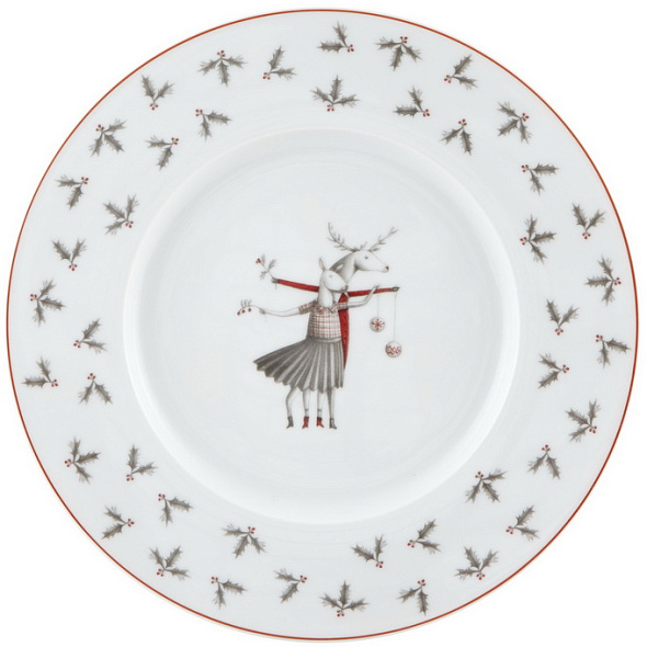 Тарелка салатная Noel 22,8 см