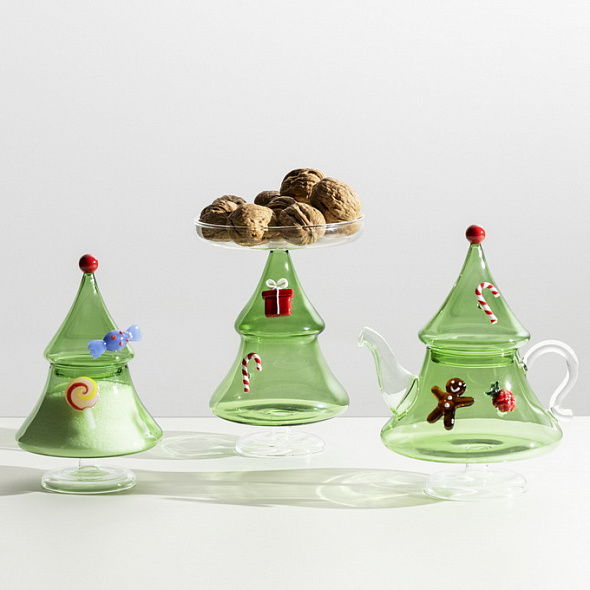 Заварник "Рождественская ель" Schiaccianoci 22х15 см