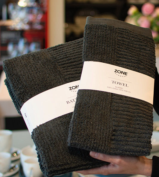 Полотенце махровое Towels Classic 70х140 см, цвет антрацит