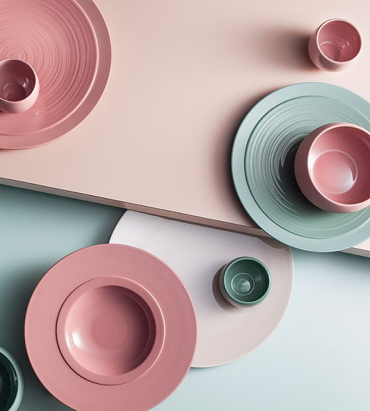 Тарелка салатная Bahia Argile Verte 23 см