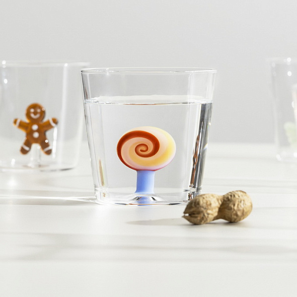 Стакан "Розовый леденец" Schiaccianoci 350 мл